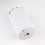 Abbigliamento in corda elastica Nastro elastico Trim Tessuto per cucire Accessori per abbigliamento fai-da-te, 3mm 180 Yards, 5mm 170 Yards, 6mm 130 Yards, 8mm 82 Yards, 9mm 82 Yards, 12mm 82 Yards, 15mm 82 Yards