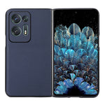 Custodia per telefono in vera pelle con trama in pelle di agnello, For OPPO Find N2, For OPPO Find N2 Flip