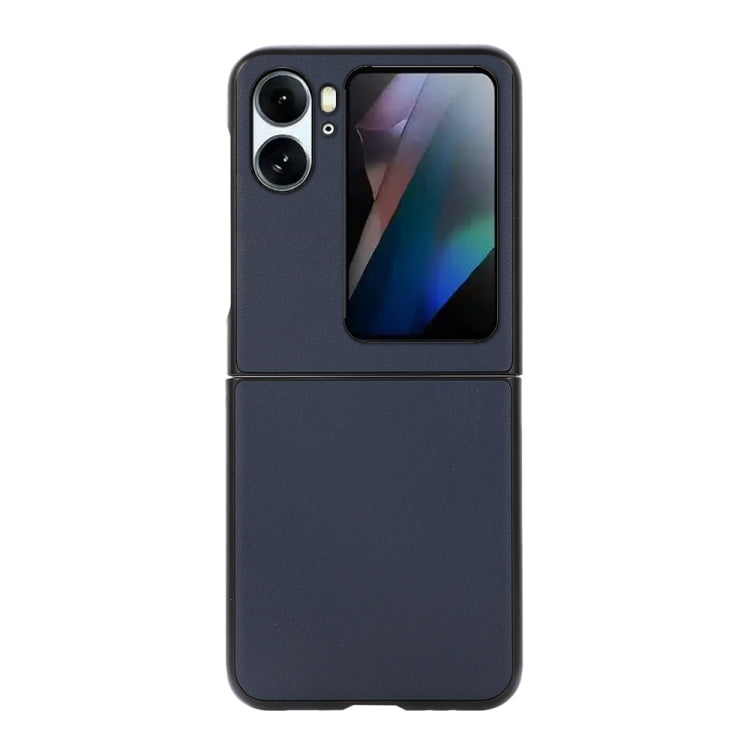 Custodia per telefono in vera pelle con trama in pelle di agnello, For OPPO Find N2, For OPPO Find N2 Flip
