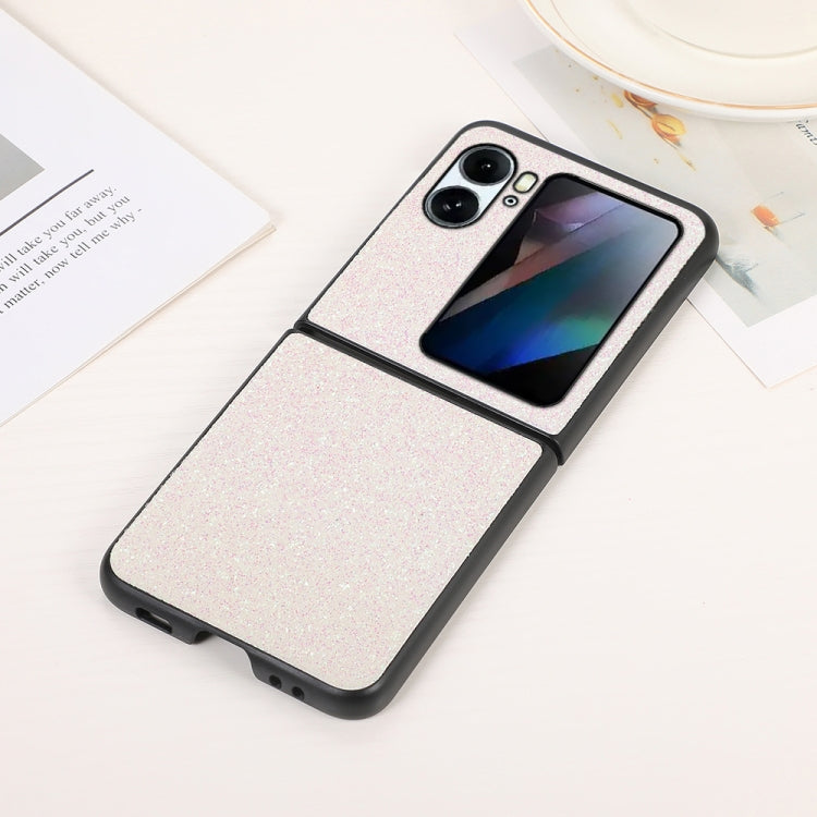 Custodia per telefono in polvere glitterata, For OPPO Find N2 Flip
