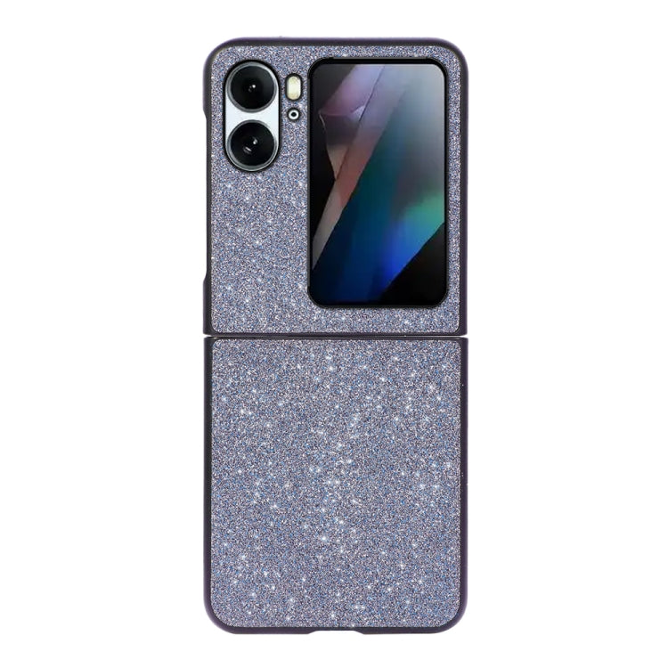 Custodia per telefono in polvere glitterata, For OPPO Find N2 Flip