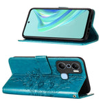 Custodia per telefono in pelle con vibrazione a farfalla goffrata, For Infinix Hot 20 Play, For Infinix Hot 20S / 20 Pro X6827, For Infinix Smart 7 X6515