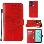 Custodia per telefono in pelle con vibrazione a farfalla goffrata, For Infinix Hot 20 Play, For Infinix Hot 20S / 20 Pro X6827, For Infinix Smart 7 X6515