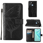 Custodia per telefono in pelle con vibrazione a farfalla goffrata, For Infinix Hot 20 Play, For Infinix Hot 20S / 20 Pro X6827, For Infinix Smart 7 X6515