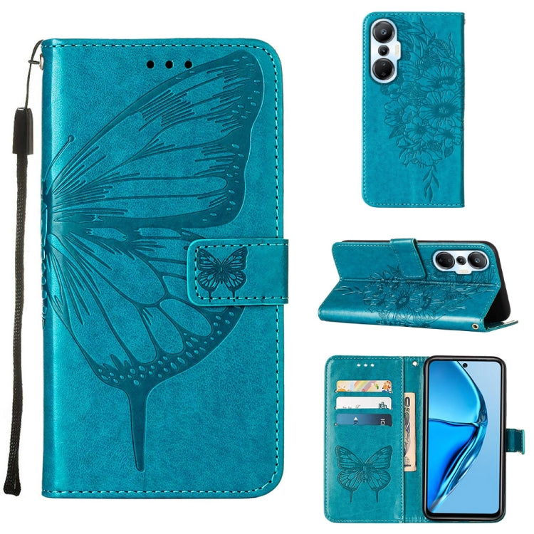 Custodia per telefono in pelle con vibrazione a farfalla goffrata, For Infinix Hot 20 Play, For Infinix Hot 20S / 20 Pro X6827, For Infinix Smart 7 X6515