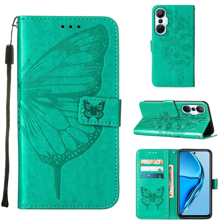 Custodia per telefono in pelle con vibrazione a farfalla goffrata, For Infinix Hot 20 Play, For Infinix Hot 20S / 20 Pro X6827, For Infinix Smart 7 X6515