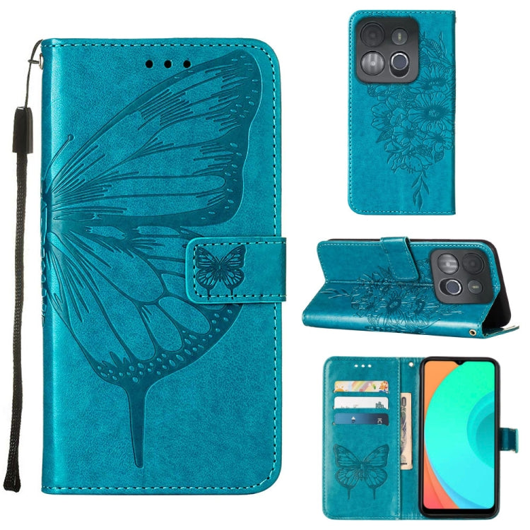 Custodia per telefono in pelle con vibrazione a farfalla goffrata, For Infinix Hot 20 Play, For Infinix Hot 20S / 20 Pro X6827, For Infinix Smart 7 X6515