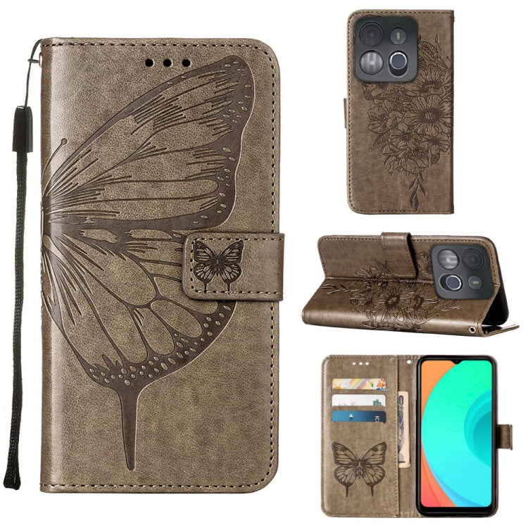 Custodia per telefono in pelle con vibrazione a farfalla goffrata, For Infinix Hot 20 Play, For Infinix Hot 20S / 20 Pro X6827, For Infinix Smart 7 X6515