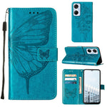 Custodia per telefono in pelle con vibrazione a farfalla goffrata, For Tecno Pop 6 Pro, For Tecno Pova 4 LG7N, For Tecno Pova 4 Pro LG8N
