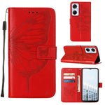 Custodia per telefono in pelle con vibrazione a farfalla goffrata, For Tecno Pop 6 Pro, For Tecno Pova 4 LG7N, For Tecno Pova 4 Pro LG8N