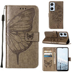 Custodia per telefono in pelle con vibrazione a farfalla goffrata, For Tecno Pop 6 Pro, For Tecno Pova 4 LG7N, For Tecno Pova 4 Pro LG8N