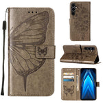 Custodia per telefono in pelle con vibrazione a farfalla goffrata, For Tecno Pova Neo 2 LG6N, For Google Pixel 7a, For Samsung Galaxy A04e