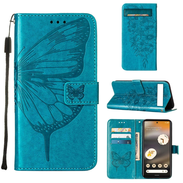 Custodia per telefono in pelle con vibrazione a farfalla goffrata, For Tecno Pova Neo 2 LG6N, For Google Pixel 7a, For Samsung Galaxy A04e