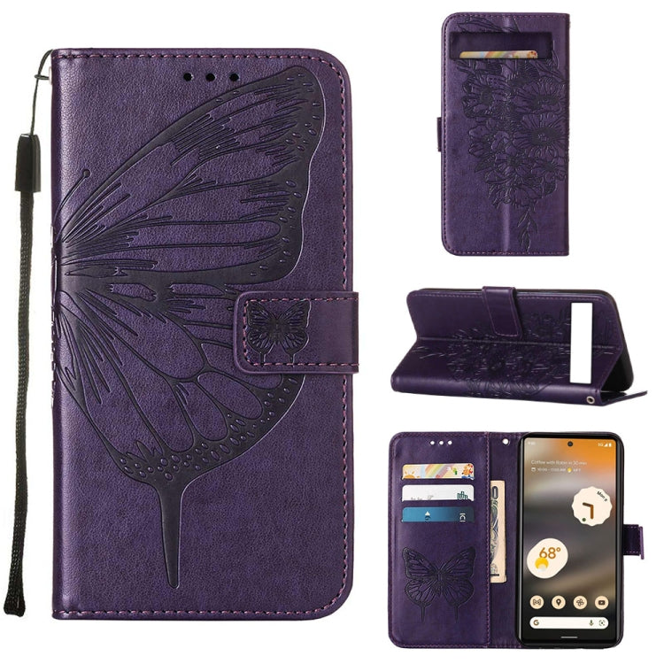 Custodia per telefono in pelle con vibrazione a farfalla goffrata, For Tecno Pova Neo 2 LG6N, For Google Pixel 7a, For Samsung Galaxy A04e
