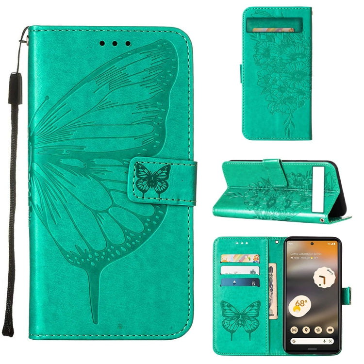 Custodia per telefono in pelle con vibrazione a farfalla goffrata, For Tecno Pova Neo 2 LG6N, For Google Pixel 7a, For Samsung Galaxy A04e