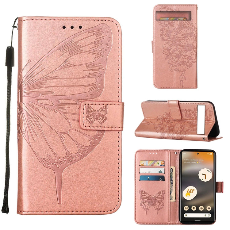 Custodia per telefono in pelle con vibrazione a farfalla goffrata, For Tecno Pova Neo 2 LG6N, For Google Pixel 7a, For Samsung Galaxy A04e