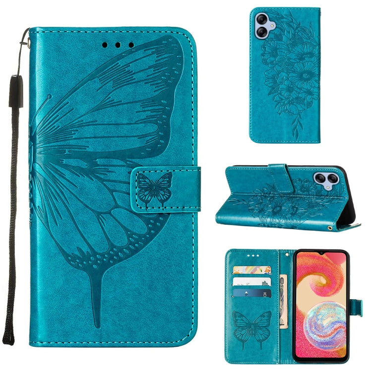 Custodia per telefono in pelle con vibrazione a farfalla goffrata, For Tecno Pova Neo 2 LG6N, For Google Pixel 7a, For Samsung Galaxy A04e