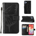 Custodia per telefono in pelle con vibrazione a farfalla goffrata, For Tecno Pova Neo 2 LG6N, For Google Pixel 7a, For Samsung Galaxy A04e