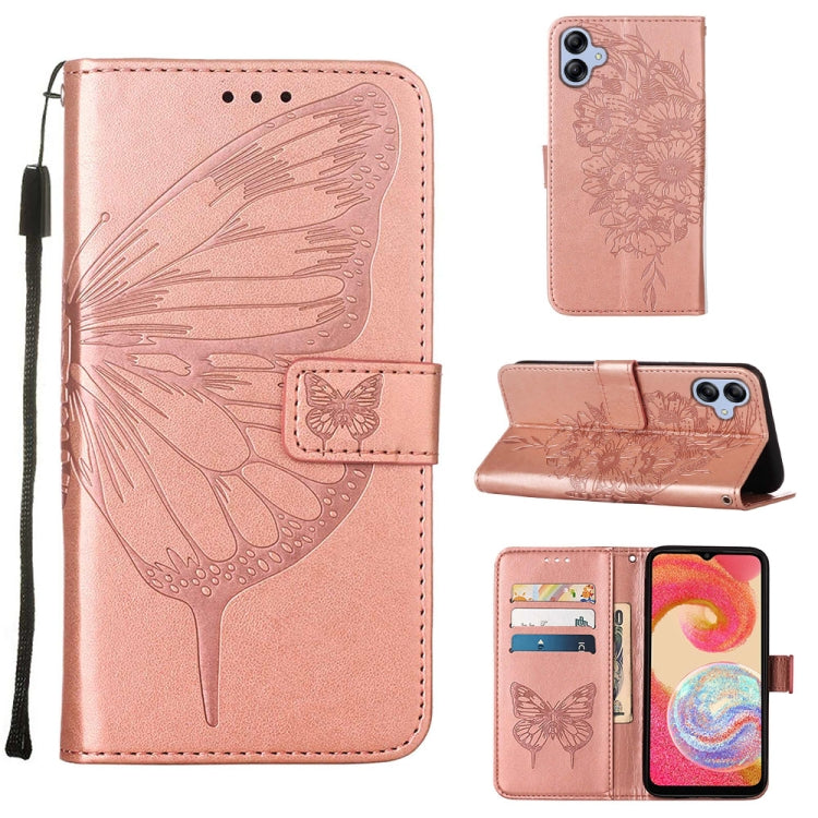 Custodia per telefono in pelle con vibrazione a farfalla goffrata, For Tecno Pova Neo 2 LG6N, For Google Pixel 7a, For Samsung Galaxy A04e