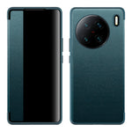 Magnetic Side Window View Custodia in pelle flip orizzontale antiurto, For vivo X90, For vivo X90 Pro, For vivo X90 Pro+, For Xiaomi 13, For Xiaomi 13 Pro