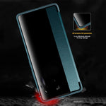 Magnetic Side Window View Custodia in pelle flip orizzontale antiurto, For vivo X90, For vivo X90 Pro, For vivo X90 Pro+, For Xiaomi 13, For Xiaomi 13 Pro