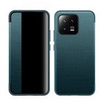 Magnetic Side Window View Custodia in pelle flip orizzontale antiurto, For vivo X90, For vivo X90 Pro, For vivo X90 Pro+, For Xiaomi 13, For Xiaomi 13 Pro