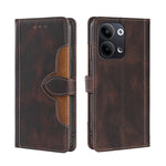 Custodia per telefono in pelle con fibbia magnetica Skin Feel, For OPPO Reno9 5G / Reno9 Pro 5G, For OPPO Reno9 Pro+ 5G, For Realme 10 Pro 5G, For Realme 10 Pro+ 5G, For vivo X90 Pro 5G, For TCL 40R 5G