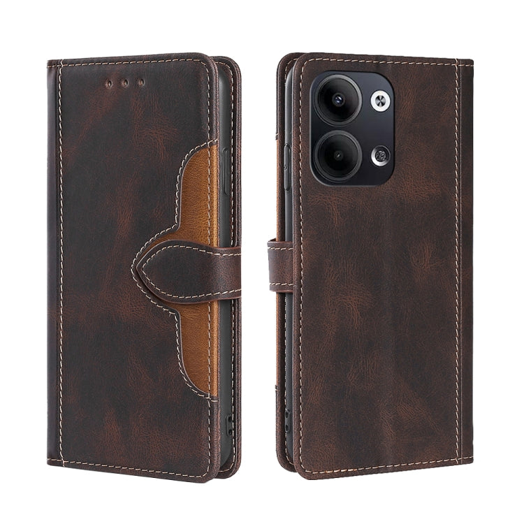 Custodia per telefono in pelle con fibbia magnetica Skin Feel, For OPPO Reno9 5G / Reno9 Pro 5G, For OPPO Reno9 Pro+ 5G, For Realme 10 Pro 5G, For Realme 10 Pro+ 5G, For vivo X90 Pro 5G, For TCL 40R 5G