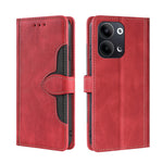 Custodia per telefono in pelle con fibbia magnetica Skin Feel, For OPPO Reno9 5G / Reno9 Pro 5G, For OPPO Reno9 Pro+ 5G, For Realme 10 Pro 5G, For Realme 10 Pro+ 5G, For vivo X90 Pro 5G, For TCL 40R 5G