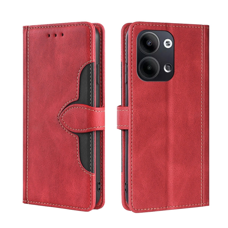 Custodia per telefono in pelle con fibbia magnetica Skin Feel, For OPPO Reno9 5G / Reno9 Pro 5G, For OPPO Reno9 Pro+ 5G, For Realme 10 Pro 5G, For Realme 10 Pro+ 5G, For vivo X90 Pro 5G, For TCL 40R 5G