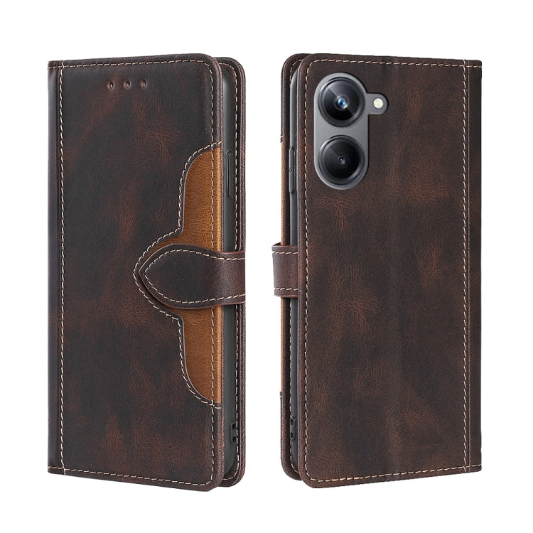 Custodia per telefono in pelle con fibbia magnetica Skin Feel, For OPPO Reno9 5G / Reno9 Pro 5G, For OPPO Reno9 Pro+ 5G, For Realme 10 Pro 5G, For Realme 10 Pro+ 5G, For vivo X90 Pro 5G, For TCL 40R 5G