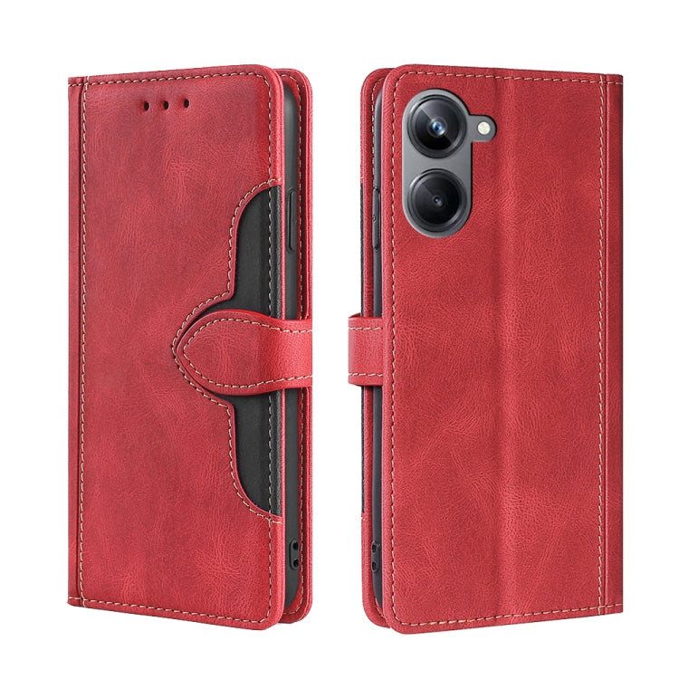 Custodia per telefono in pelle con fibbia magnetica Skin Feel, For OPPO Reno9 5G / Reno9 Pro 5G, For OPPO Reno9 Pro+ 5G, For Realme 10 Pro 5G, For Realme 10 Pro+ 5G, For vivo X90 Pro 5G, For TCL 40R 5G