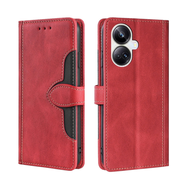 Custodia per telefono in pelle con fibbia magnetica Skin Feel, For OPPO Reno9 5G / Reno9 Pro 5G, For OPPO Reno9 Pro+ 5G, For Realme 10 Pro 5G, For Realme 10 Pro+ 5G, For vivo X90 Pro 5G, For TCL 40R 5G