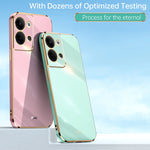 Custodia per telefono in TPU con bordo in oro con placcatura 6D XINLI, For OPPO Reno9 Pro+, For Xiaomi 13 Pro