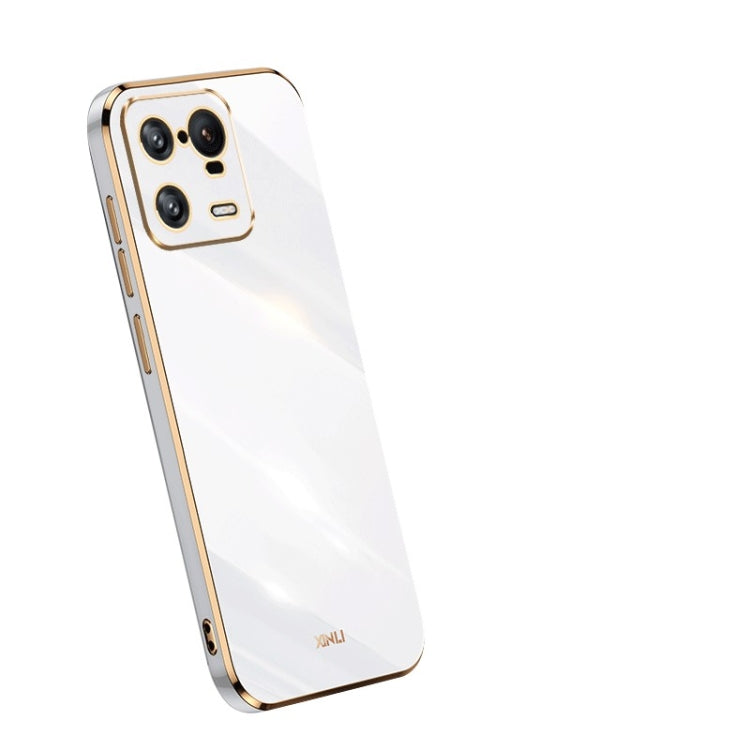 Custodia per telefono in TPU con bordo in oro con placcatura 6D XINLI, For OPPO Reno9 Pro+, For Xiaomi 13 Pro