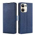 Custodia per telefono in pelle flip orizzontale con fibbia laterale ultrasottile, For OPPO Reno9 5G / Reno9 Pro 5G, For OPPO Reno9 Pro+ 5G, For Realme 10 Pro 5G, For Realme 10 Pro+ 5G, For vivo X90 Pro 5G, For TCL 40R 5G
