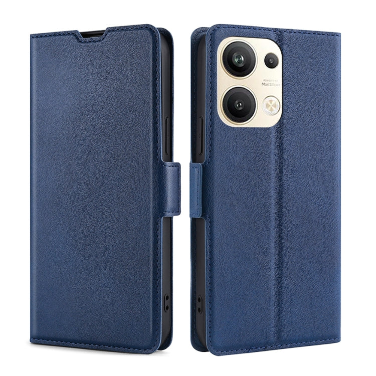 Custodia per telefono in pelle flip orizzontale con fibbia laterale ultrasottile, For OPPO Reno9 5G / Reno9 Pro 5G, For OPPO Reno9 Pro+ 5G, For Realme 10 Pro 5G, For Realme 10 Pro+ 5G, For vivo X90 Pro 5G, For TCL 40R 5G