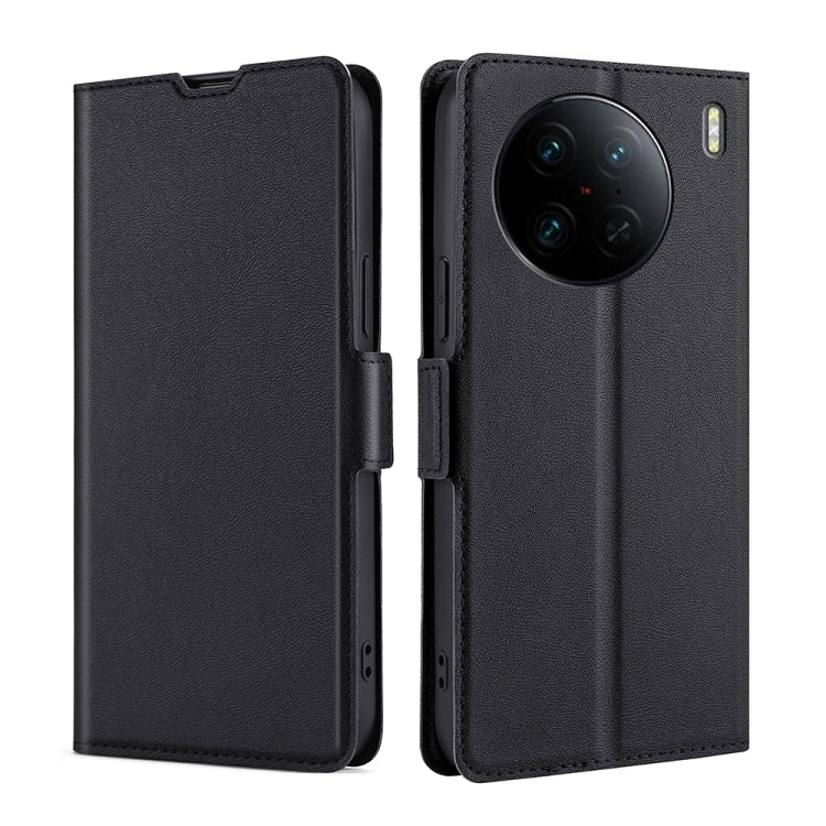 Custodia per telefono in pelle flip orizzontale con fibbia laterale ultrasottile, For OPPO Reno9 5G / Reno9 Pro 5G, For OPPO Reno9 Pro+ 5G, For Realme 10 Pro 5G, For Realme 10 Pro+ 5G, For vivo X90 Pro 5G, For TCL 40R 5G