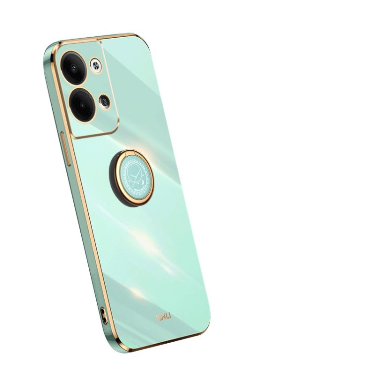 XINLI custodia per telefono in TPU elettrolitico con bordo dritto 6D con supporto per anello, For OPPO Reno9 Pro+, For Xiaomi 13 Pro