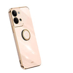 XINLI custodia per telefono in TPU elettrolitico con bordo dritto 6D con supporto per anello, For OPPO Reno9 Pro+, For Xiaomi 13 Pro