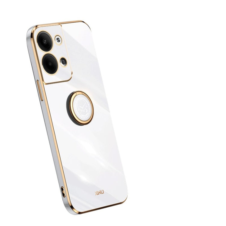 XINLI custodia per telefono in TPU elettrolitico con bordo dritto 6D con supporto per anello, For OPPO Reno9 Pro+, For Xiaomi 13 Pro