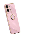 XINLI custodia per telefono in TPU elettrolitico con bordo dritto 6D con supporto per anello, For OPPO Reno9 Pro+, For Xiaomi 13 Pro