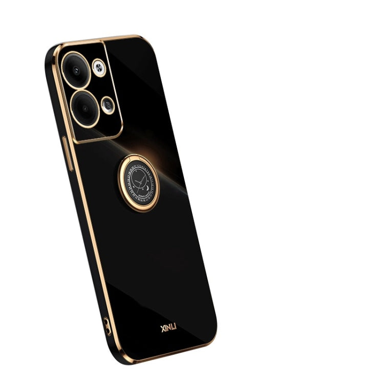 XINLI custodia per telefono in TPU elettrolitico con bordo dritto 6D con supporto per anello, For OPPO Reno9 Pro+, For Xiaomi 13 Pro