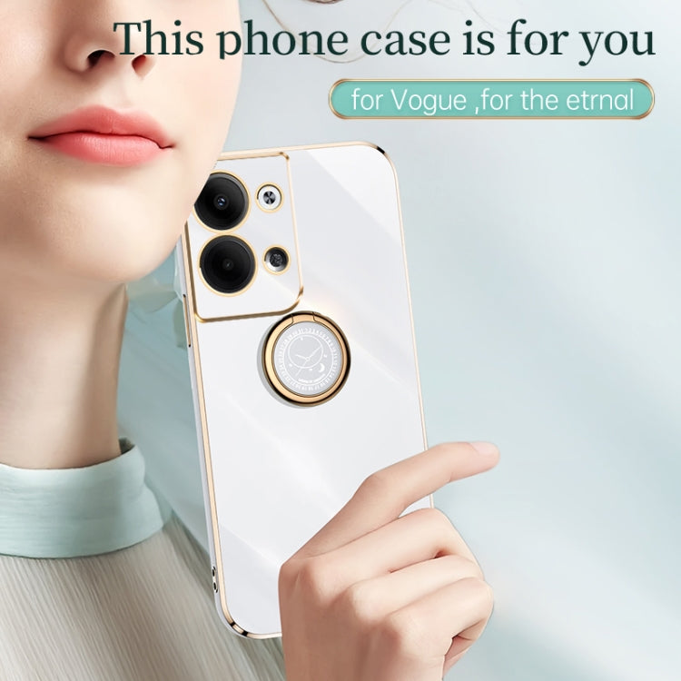 XINLI custodia per telefono in TPU elettrolitico con bordo dritto 6D con supporto per anello, For OPPO Reno9 Pro+, For Xiaomi 13 Pro