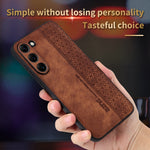 Custodia per telefono AZNS in pelle goffrata 3D, For Samsung Galaxy S23+ 5G