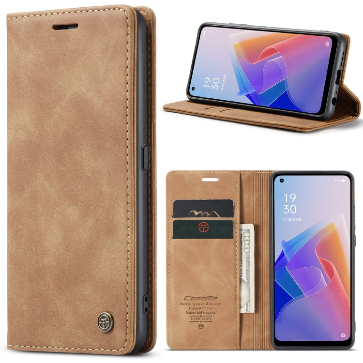 CaseMe 013 Custodia multifunzionale in pelle a conchiglia orizzontale, For OPPO Reno7 Z Global, For OPPO Reno7 4G Indonesia, For OPPO Reno8 5G Global, For OPPO Reno8 Pro 5G Global