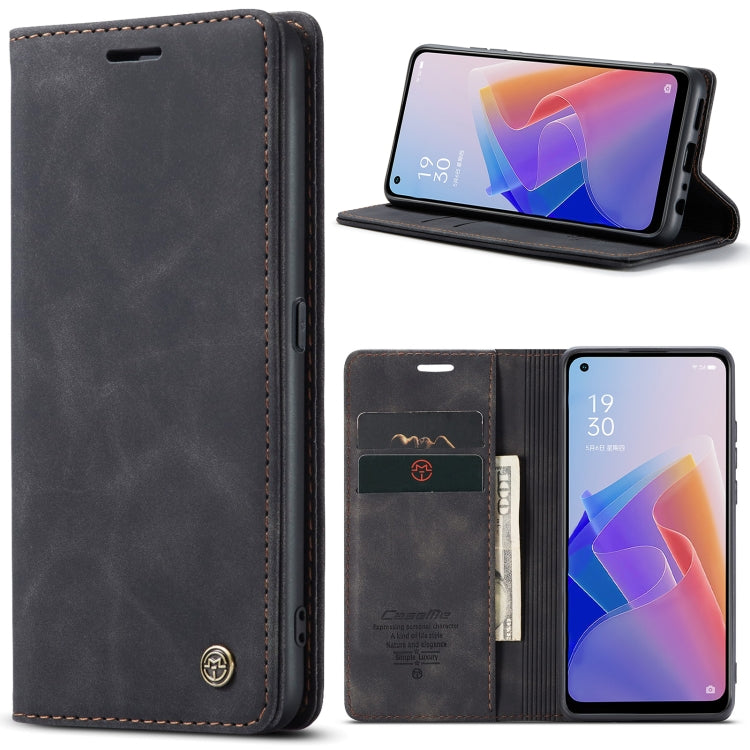 CaseMe 013 Custodia multifunzionale in pelle a conchiglia orizzontale, For OPPO Reno7 Z Global, For OPPO Reno7 4G Indonesia, For OPPO Reno8 5G Global, For OPPO Reno8 Pro 5G Global