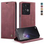 CaseMe 013 Custodia multifunzionale in pelle a conchiglia orizzontale, For OPPO Reno7 Z Global, For OPPO Reno7 4G Indonesia, For OPPO Reno8 5G Global, For OPPO Reno8 Pro 5G Global