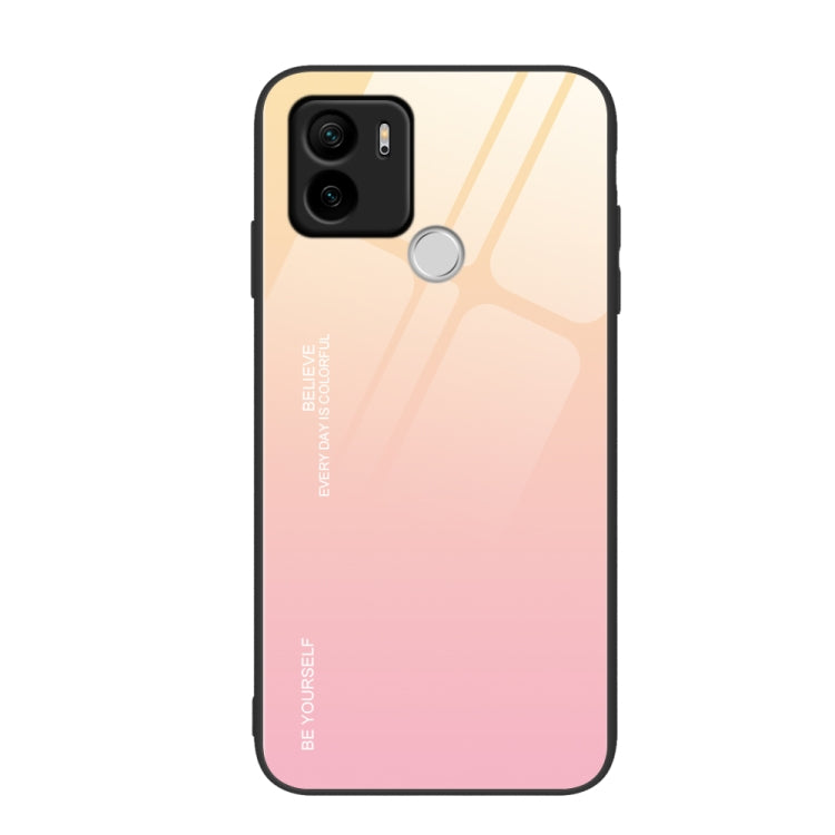 Custodia per telefono in vetro a colori sfumati, For Xiaomi 13, For Xiaomi 13 Pro, For Xiaomi Redmi A1+