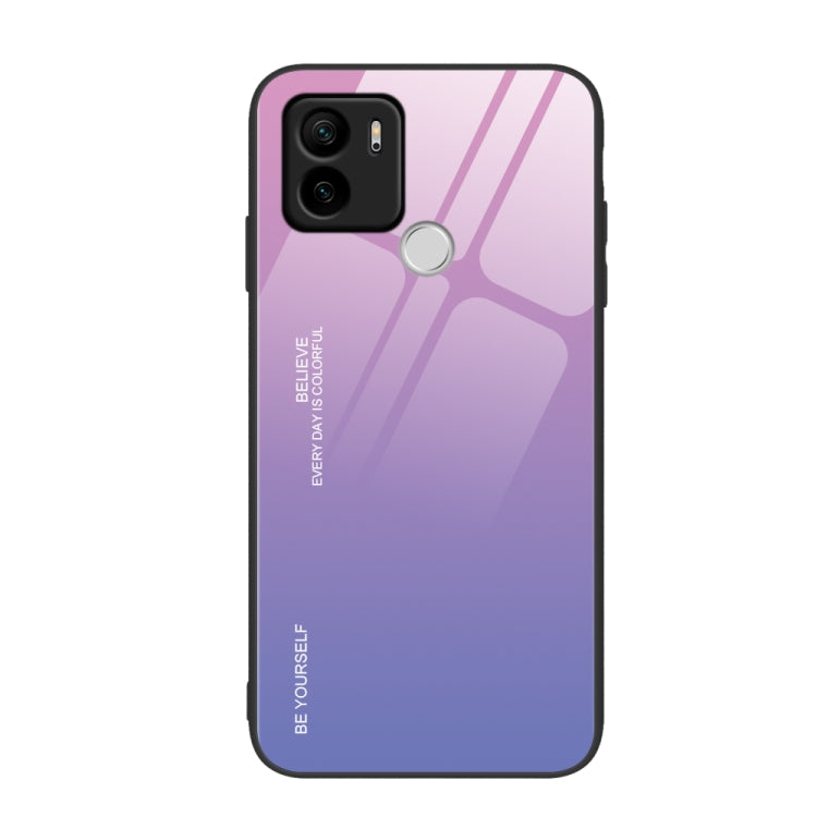 Custodia per telefono in vetro a colori sfumati, For Xiaomi 13, For Xiaomi 13 Pro, For Xiaomi Redmi A1+